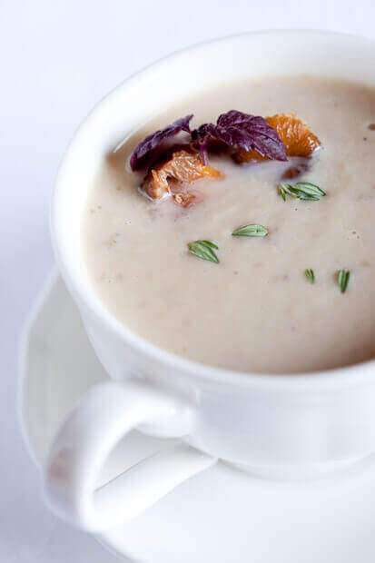 Celeriac soup with mushrooms | insimoneskitchen.com