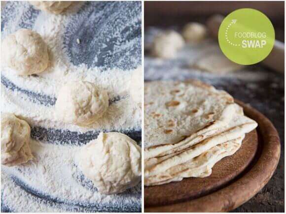 making your own flour tortilla's