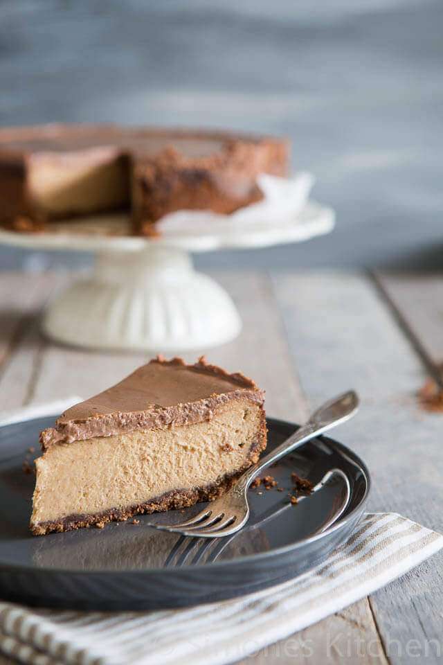 Nigella Lawson's chocolate peanutbutter cheesecake | insimoneskitchen.com