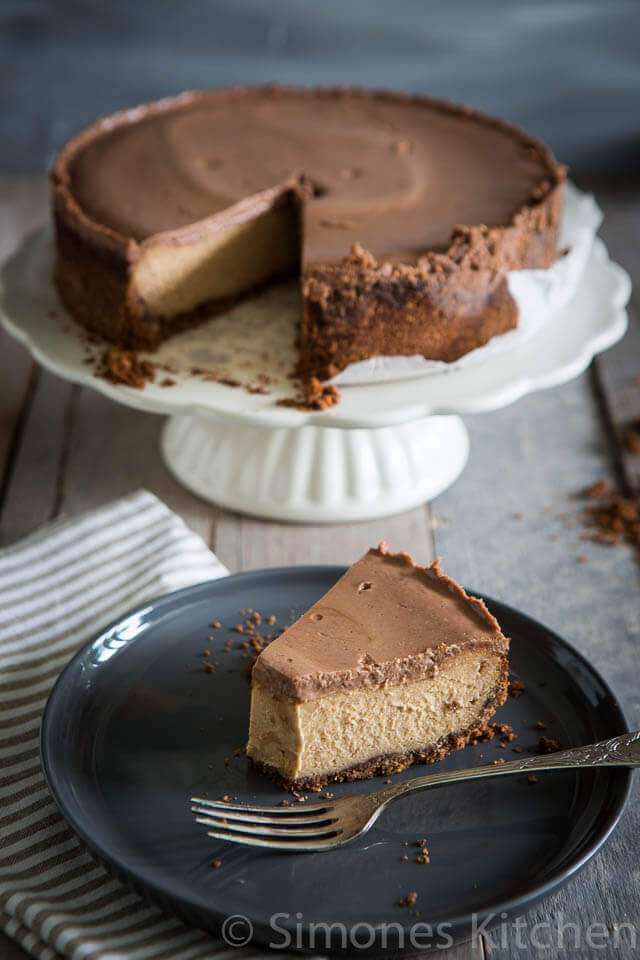 chocolate peanutbutter cheesecake | insimoneskitchen.com