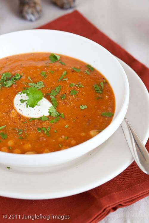 Red lentil soup | insimoneskitchen.com