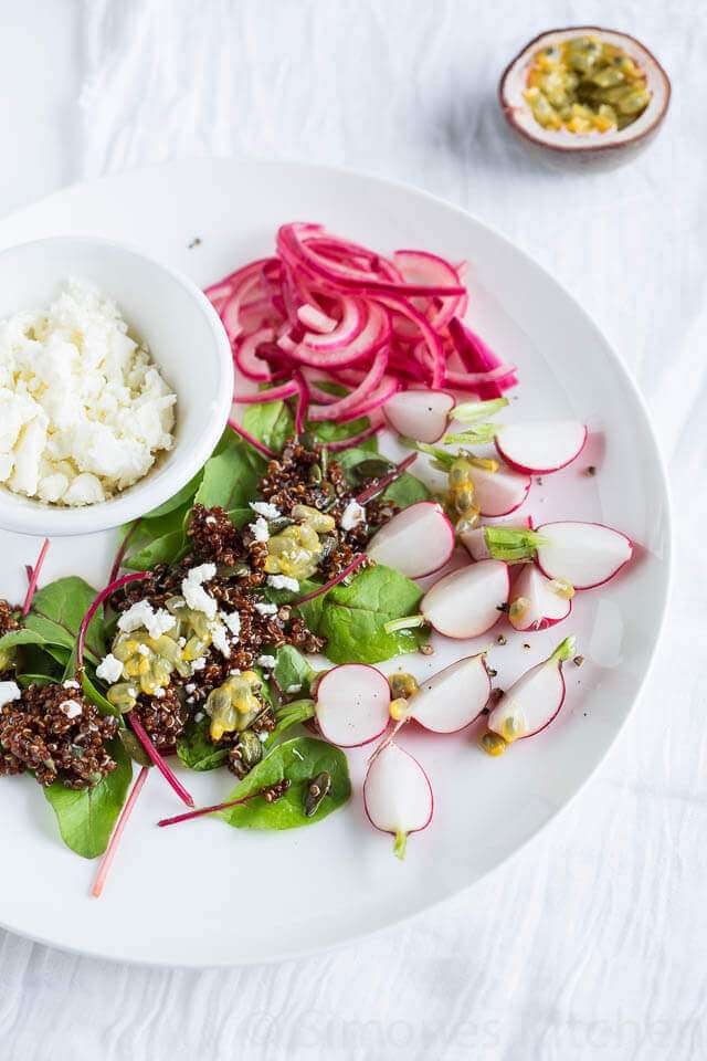 Quinoa salad with beetroot leaves | insimoneskitchen.com