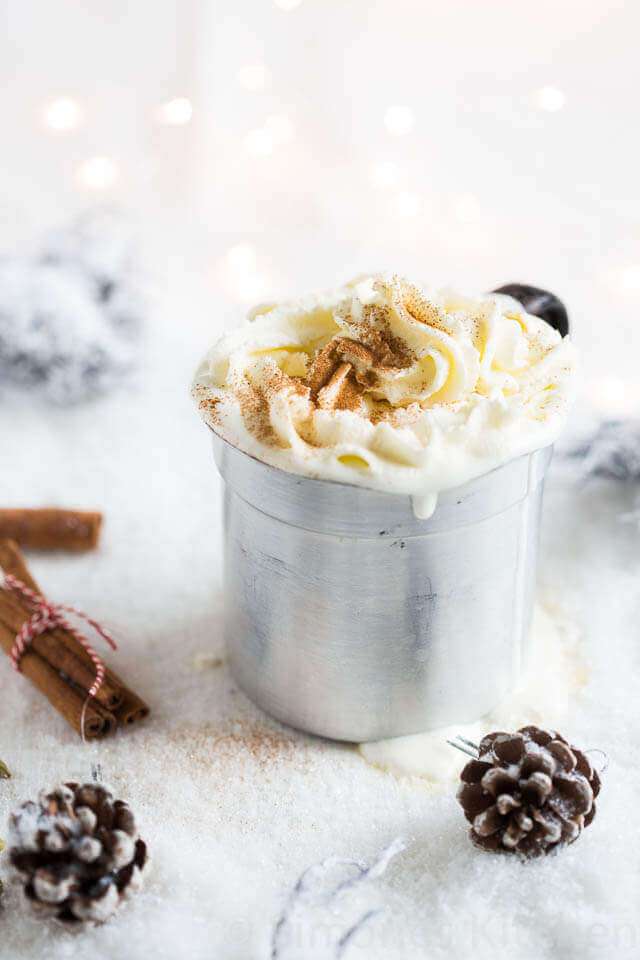 White chocolate milk with spices| insimoneskitchen.com
