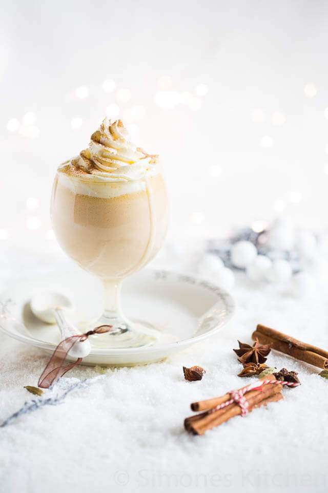 White chocolate milk with spices | insimoneskitchen.com