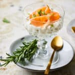 Smoked salmon and cream cheese appetizer