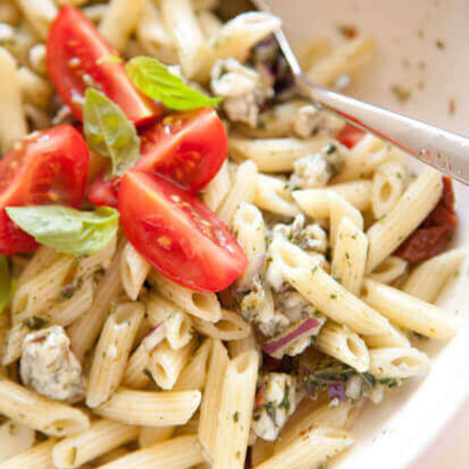 Pasta salad with and tomatoes Simone's Kitchen