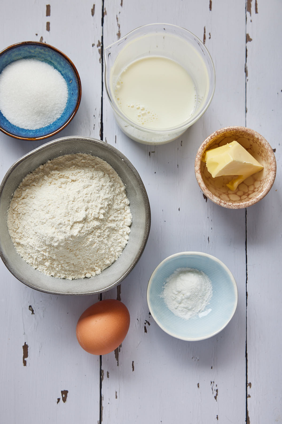 Ingredients american pancakes