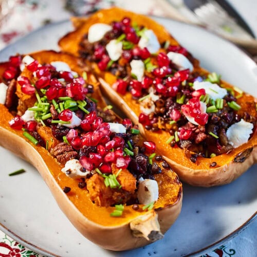 Stuffed butternut squash