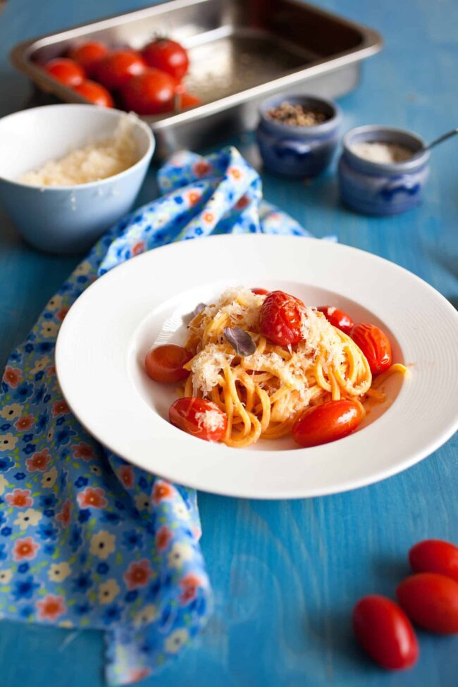 spaghetti with mustard