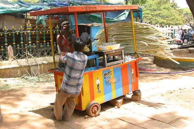 Sugar cane vendor