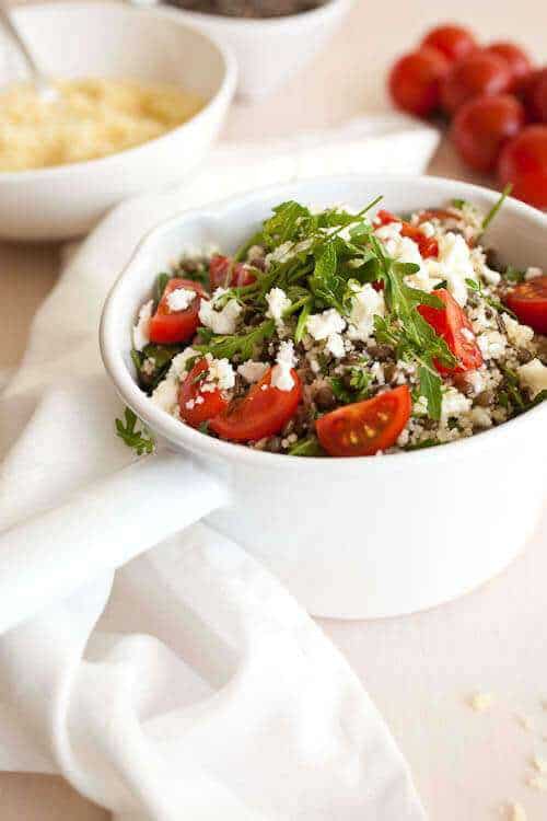 Mediterranean couscous salad