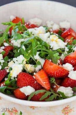 Strawberry feta salad