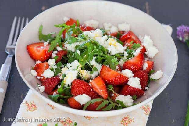 Strawberry feta salad