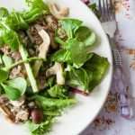 Asparagus salad with mushrooms | insimoneskitchen.com