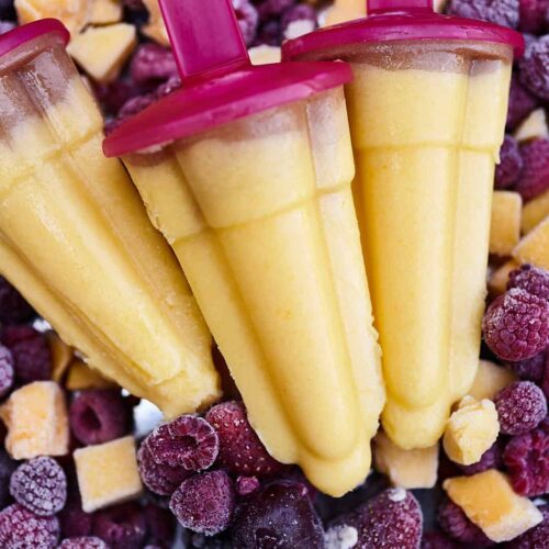Mango popsicles