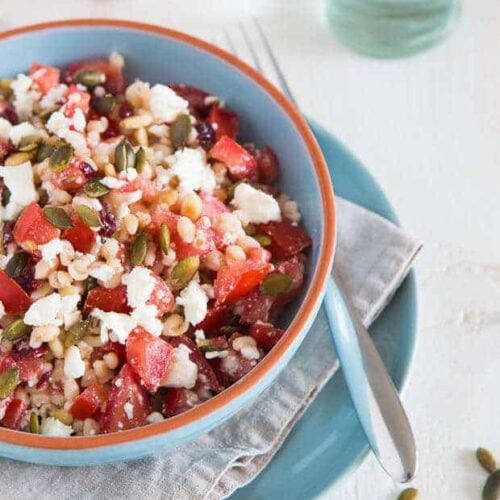 Tarly met tomaat en feta