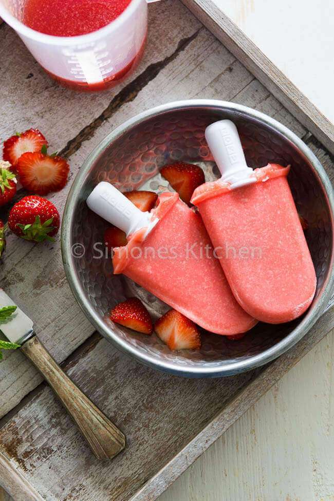 strawberry and watermelon popsicles | insimoneskitchen.com