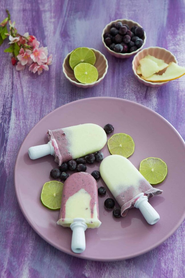 Melon popsicles