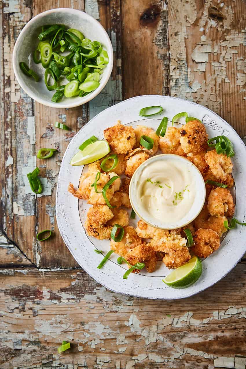 Coconut lime shrimps