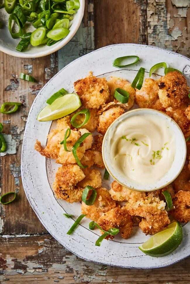 Coconut lime shrimps