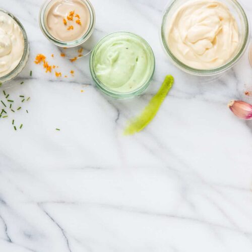 Homemade mayonnaise