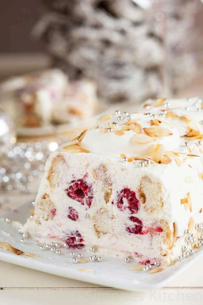 Christmas dessert with mascarpone raspberry trifle | insimoneskitchen.com