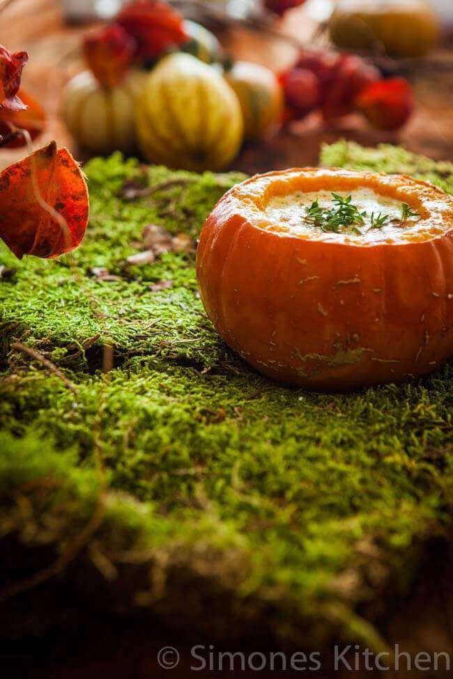 Roasted pumpkin and parmesan soup | insimoneskitchen.com