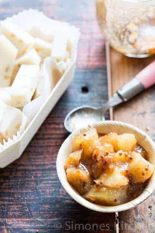 Apple pear chutney with mustard seeds Simone's Kitchen