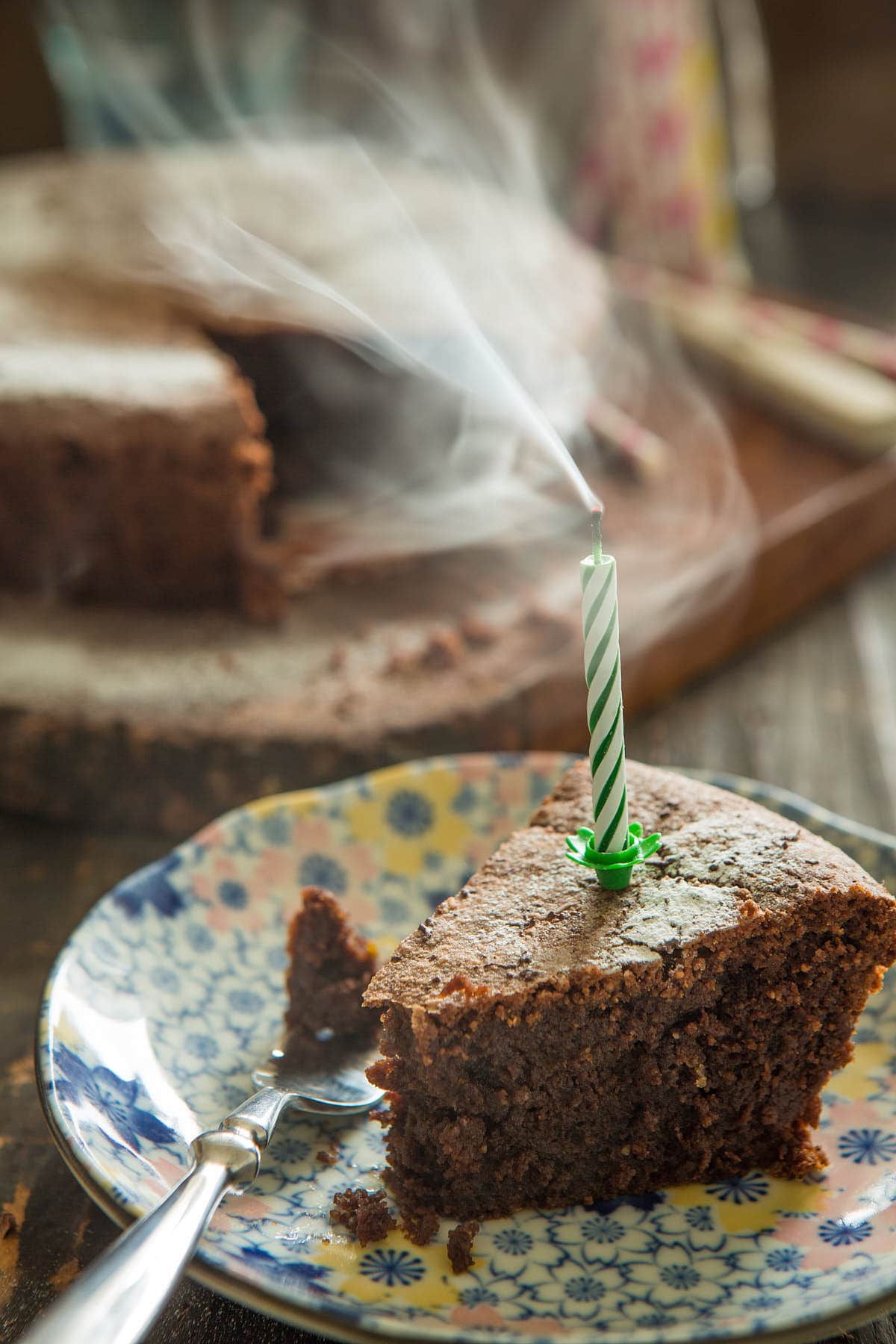 Torta caprese - italian chocolate almond cake