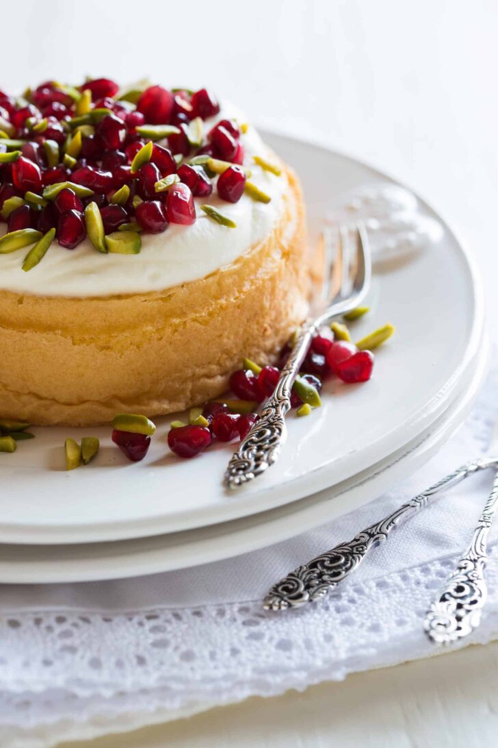 rose water sponge cake