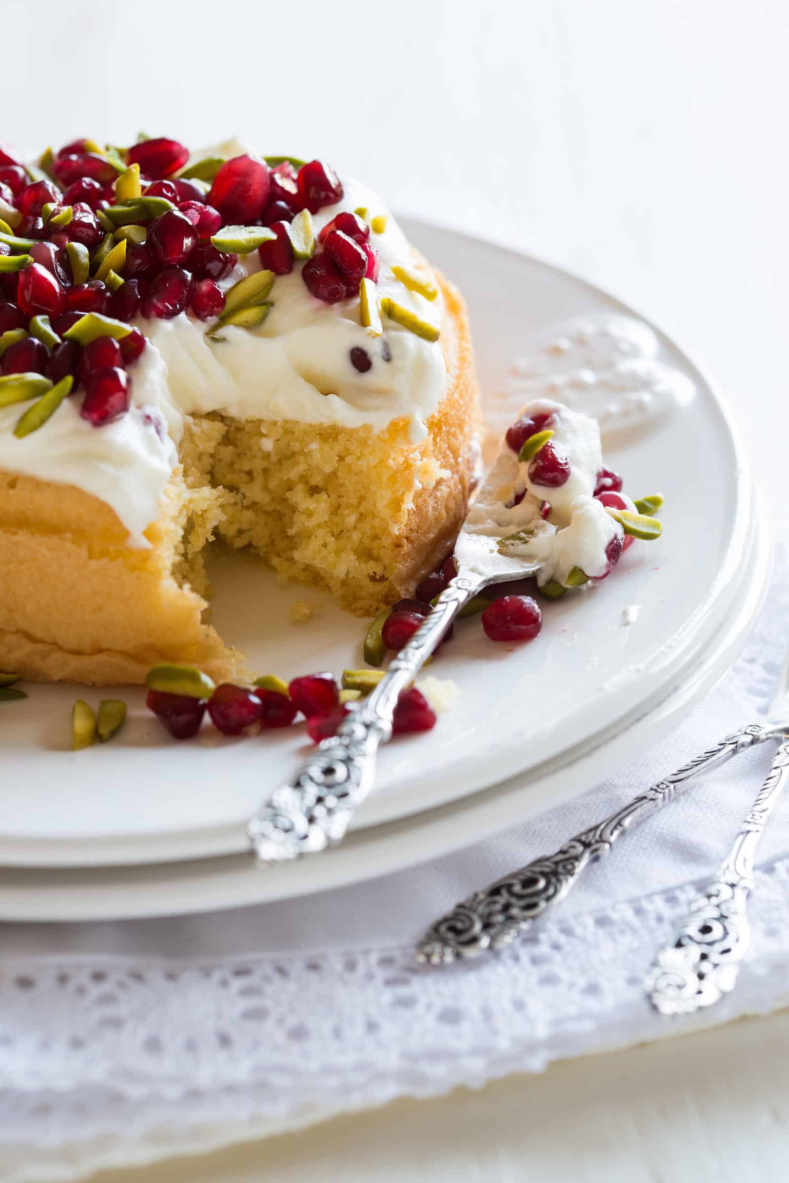 rose water sponge cake