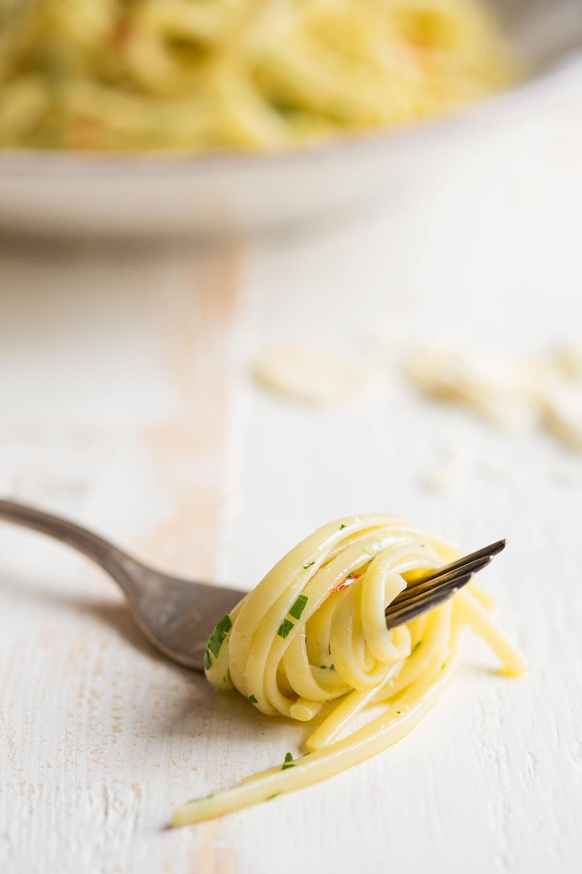 Easy pasta aglio e olio