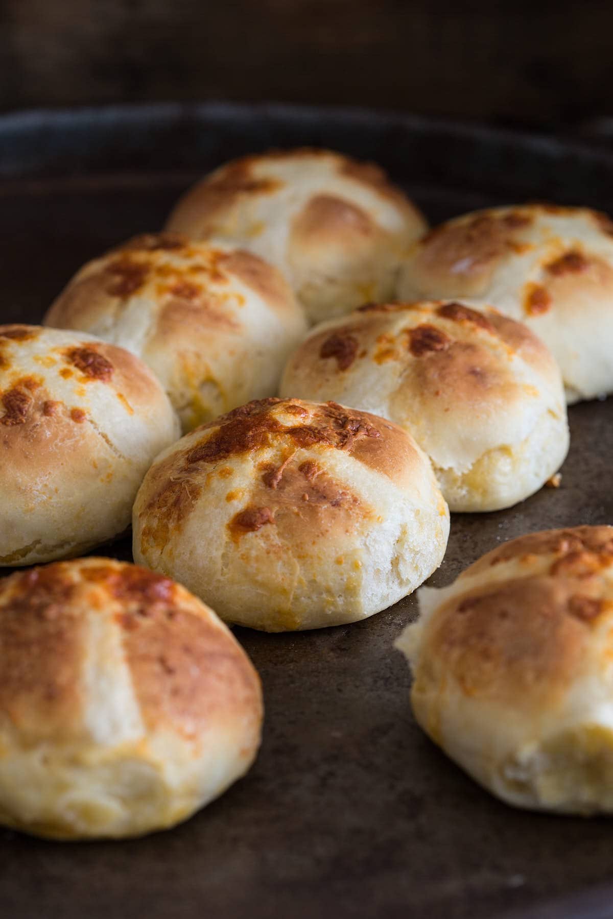 Hot cross buns with cheese