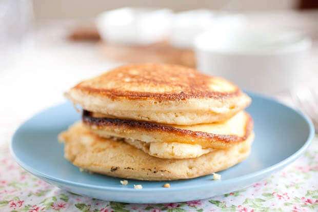 Fluffy american pancakes