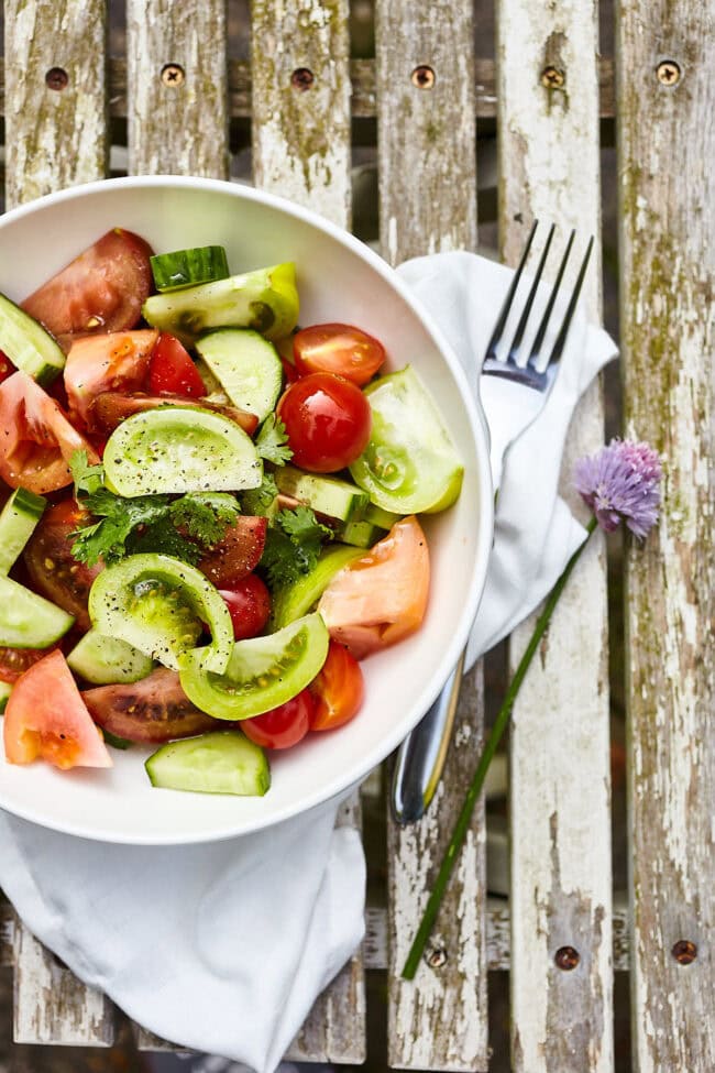 Easy tomato salad