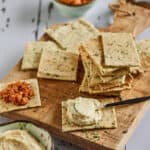 gluten free crackers with herbs