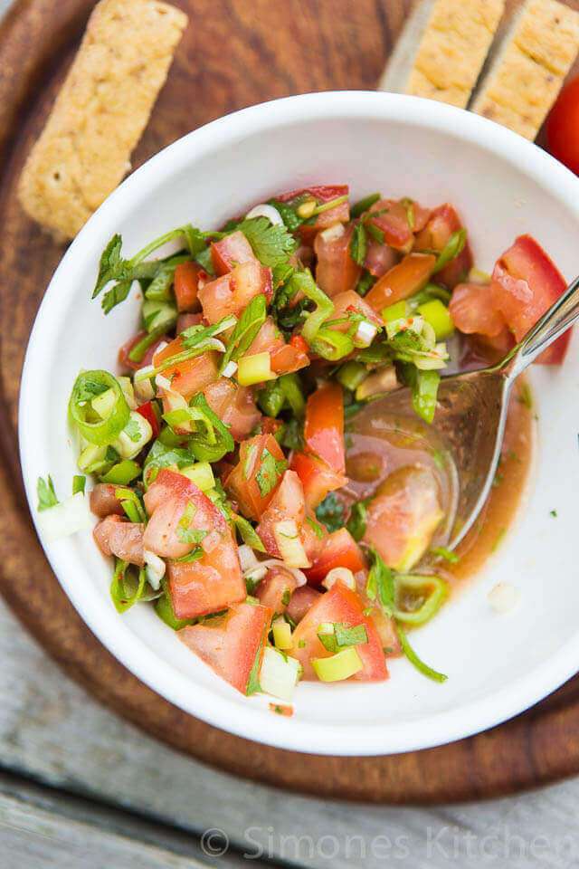 Tomaten salsa met lente ui | insimoneskitchen.com