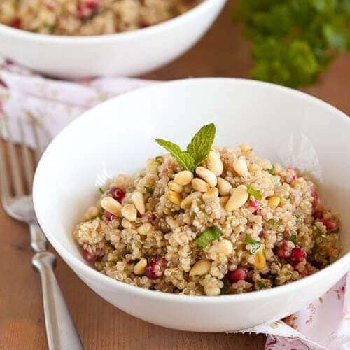 Quinoa and pomegranate salad | insimoneskitchen.com