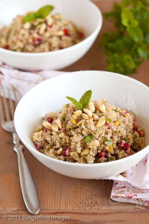 Quinoa and pomegranate salad | insimoneskitchen.com