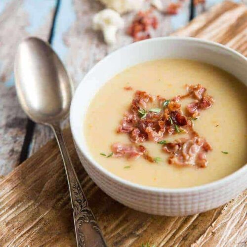 Cauliflower soup low carb