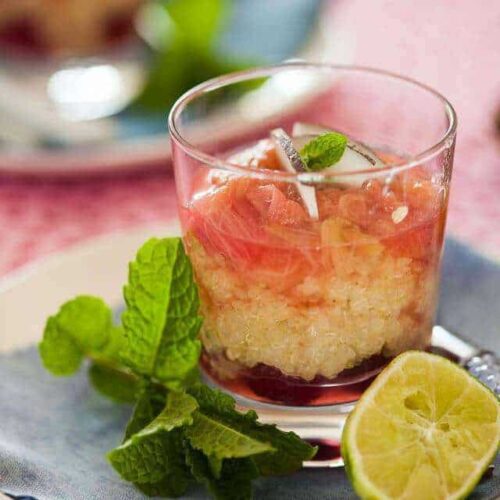 Steamed quinoa dessert | insimoneskitchen.com