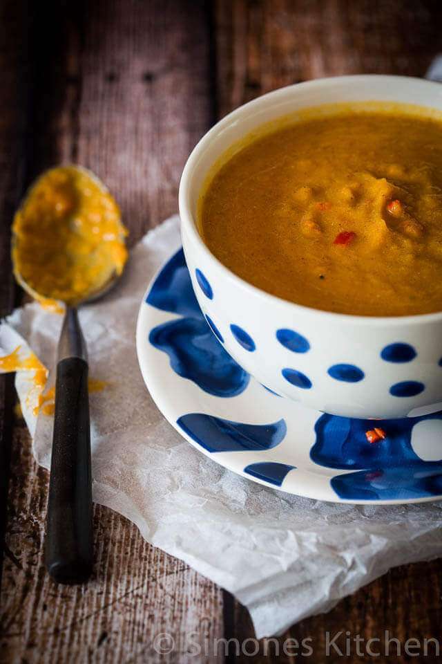 Pumpkin soup with yogurt | insimoneskitchen.com