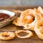 Fried onion rings | insimoneskitchen.com