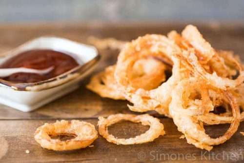 Fried onion rings | insimoneskitchen.com