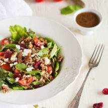 Farro salad with feta and dates | insimoneskitchen.com
