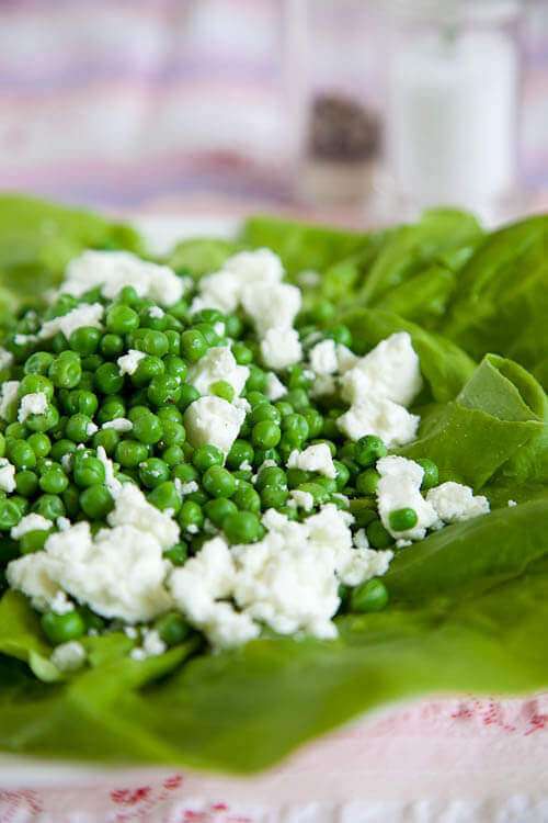 Green peas with feta | insimoneskitchen.com