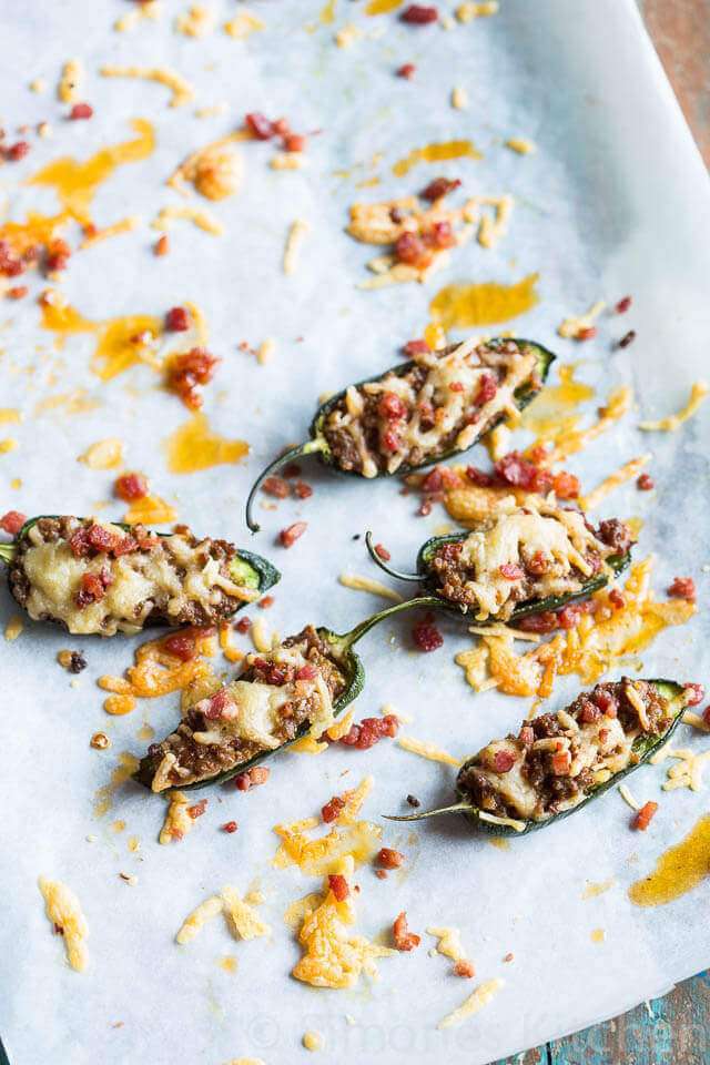 Filled jalapenos with ground beef | insimoneskitchen.com