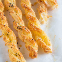 Puff pastry cheese sticks | insimoneskitchen.com