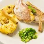 Red snapper with spring onion salad | insimoneskitchen.com
