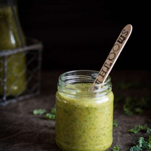 Boerenkool smoothie met maca poeder | insimoneskitchen.com